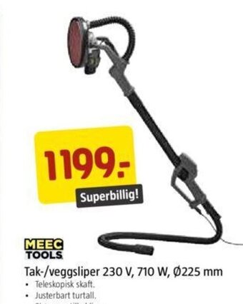 Jula Tak-/Veggsliper 230V, 710 W, ø225mm tilbud