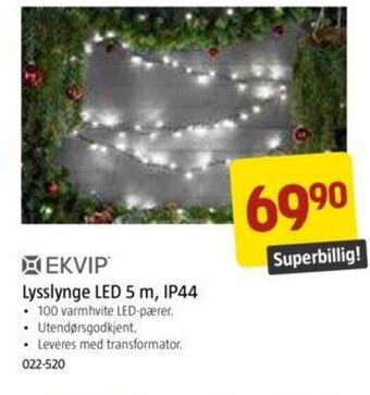 Jula Lysslynge LED 5 m, IP44 tilbud