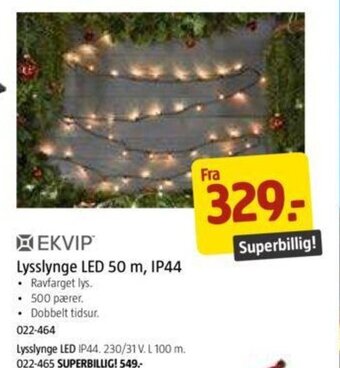 Jula Lysslynge LED 5 m, IP44 tilbud