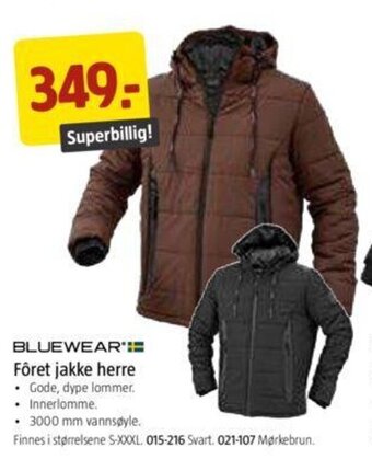 Jula Fôret Jakke Herre tilbud