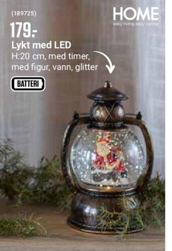 Europris Lykt Med LED tilbud