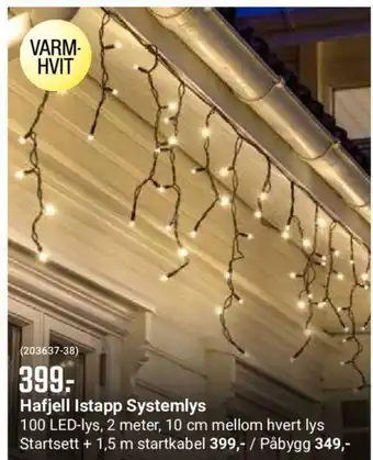 Europris Hafjell Istapp Systemlys tilbud