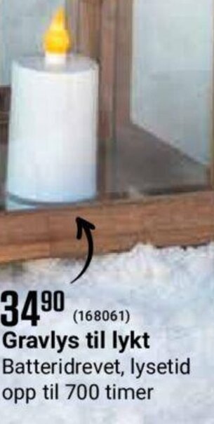 Europris Gravlys Til Lykt tilbud