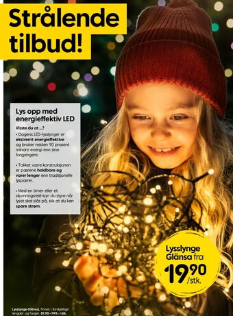 Rusta Lysslynge Glänsa tilbud