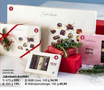 Europris Jakobsen konfekt tilbud