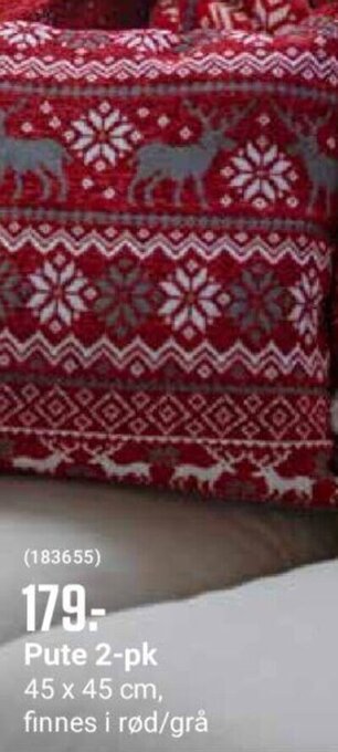 Europris Pute 2-pk tilbud