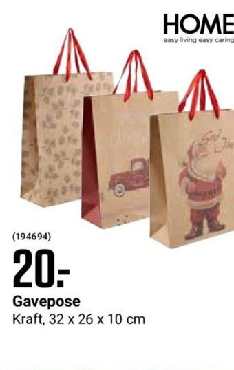 Europris Gavepose tilbud