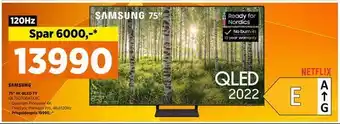 POWER Samsung qe75q70batxxc 75" 4k qled tv tilbud
