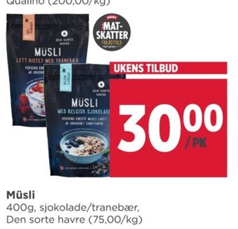 Meny Den sorte havre havregryn tilbud