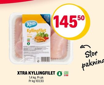 Coop Extra Xtra Kyllingfilet tilbud
