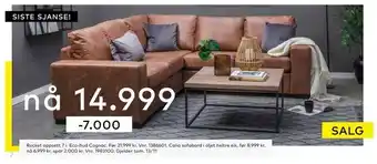 Skeidar Rocket oppsett 7 i eco-hud cognac tilbud