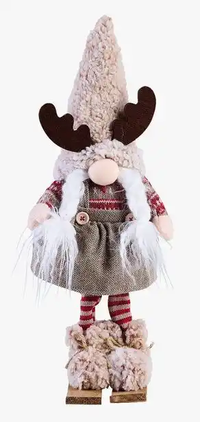 Kid Interiør Julenisse multi beige tilbud