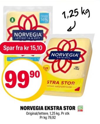 Coop Extra Norvegia skæreost tilbud