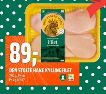 Coop Obs Den stolte hane kyllingfilet tilbud