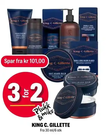 Coop Extra King C. Gillette tilbud