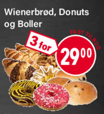 Nærbutikken Wienerbrød, Donuts og Boller tilbud
