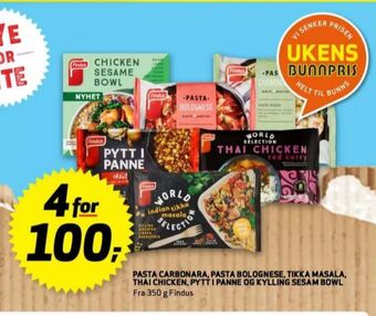 Bunnpris Findus ferdigretter tilbud