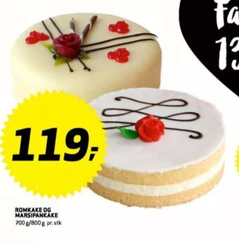 Bunnpris Baker butiksbagt kake tilbud