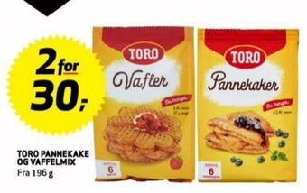Bunnpris Toro pannekakemix tilbud