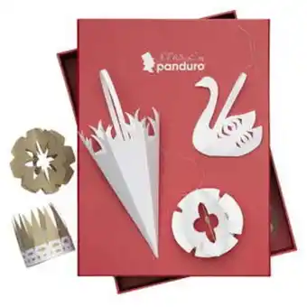Panduro Hc andersen christmas paper cutting kit – klipp og brett vakker julepynt i h.c. andersens ånd tilbud