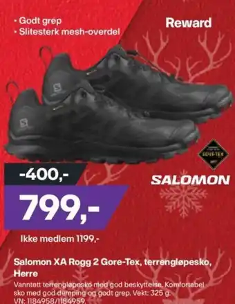 XXL Sport Salomon XA Rogg 2 Gore-Tex, Terrengløpesko Herre tilbud