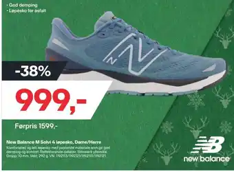 XXL Sport New Balance M Solvi 4 Løpesko, Dame/herre tilbud