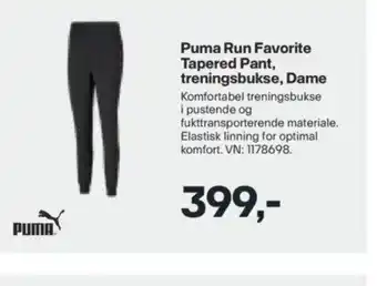 XXL Sport Puma Run Favorite Tapered Pant, Treningsbukse, Dame tilbud