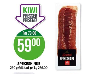 Kiwi Spekeskinke tilbud