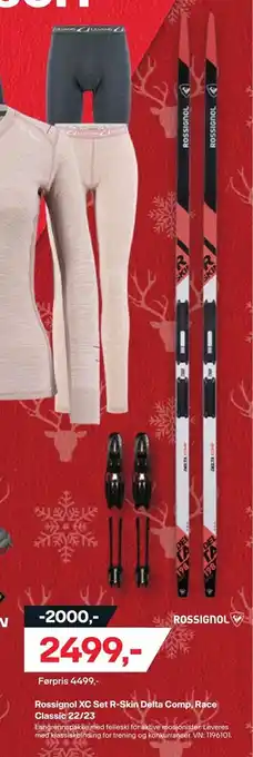 XXL Sport Rossignol xc set r-skin delta comp, race classic 22/23 tilbud