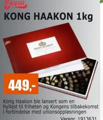 Kontorspar Kong Haakon 1kg tilbud
