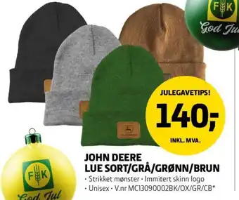Felleskjøpet John Deere Lue Sort/Grå/Grønn/Brun tilbud