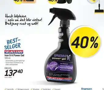 Thansen Iron x-it power gel tilbud