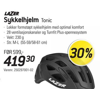Thansen Sykkelhjelm tilbud