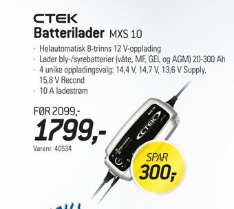 Thansen Batterilader tilbud