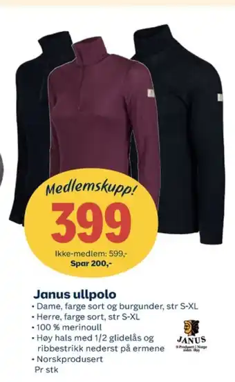 Coop Extra Janus bluse tilbud