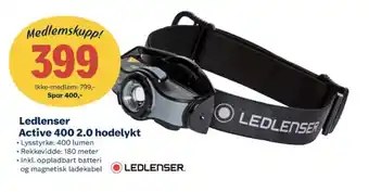 Coop Extra Led lenser hodelykt tilbud