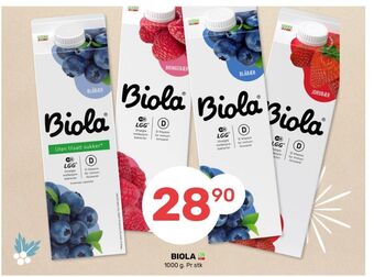 Coop Marked Biola syrnet melk tilbud