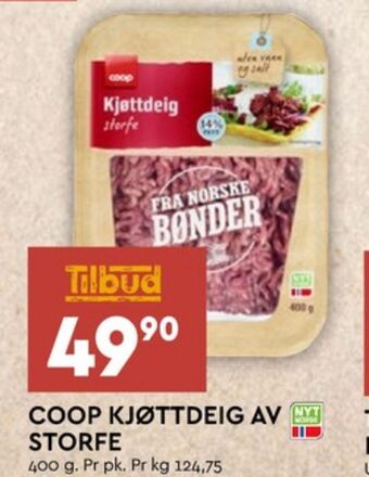 Coop Mega Coop kjøttdeig tilbud