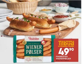 Coop Mega Finsbråten wienerpølser tilbud