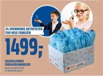 Coop Obs Forskerfabrikken julekalender tilbud