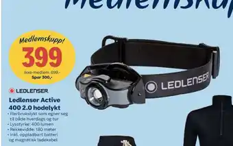 Coop Obs Led lenser hodelykt tilbud