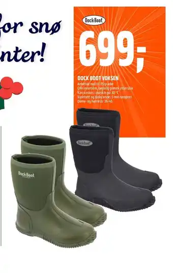Coop Obs Dock boot voksen tilbud