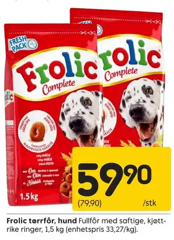 Frolic tørrfôr, hund