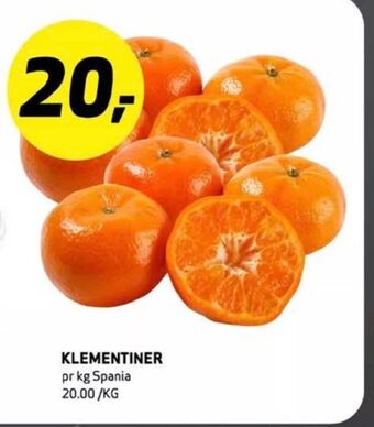 Bunnpris Ukjent klementiner tilbud
