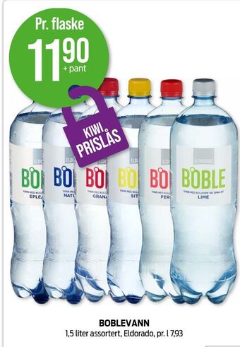 Kiwi Boble mineralvann tilbud