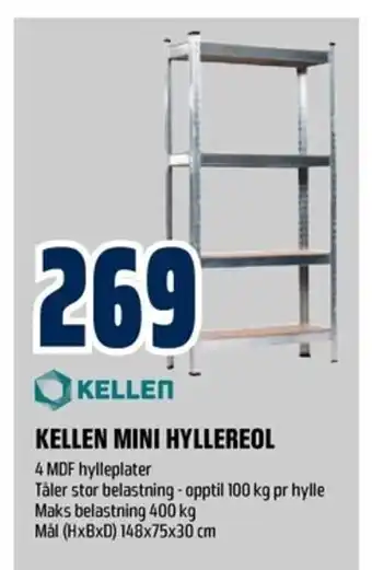 Coop Obs Kellen Mini Hyllereol tilbud