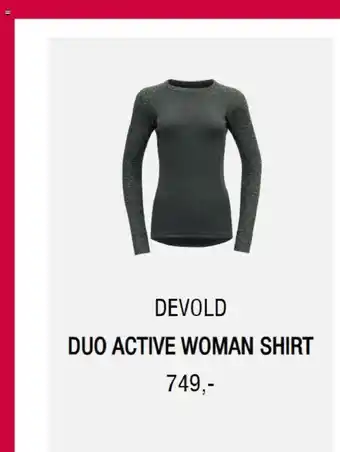 Sport 1 Devold Duo Active Woman Shirt tilbud