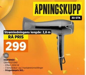 POWER Hårføner tilbud