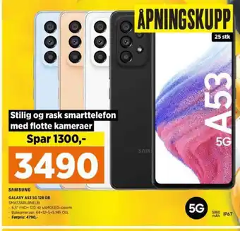 POWER Samsung Galaxy A53 5G 128 GB tilbud
