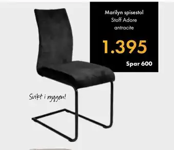 Fagmøbler Marilyn spisestol tilbud